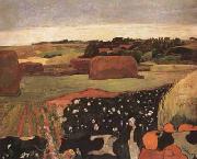 Paul Gauguin The Hayricks (mk07) oil